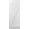Ekena Millwork Americraft 6-Board (2 Batten) Wood Joined Board-n-Batten Shutters w/ Z-Bar, ARW102BB621X77WHH, PR ARW102BB621X77WHH - alternate 8